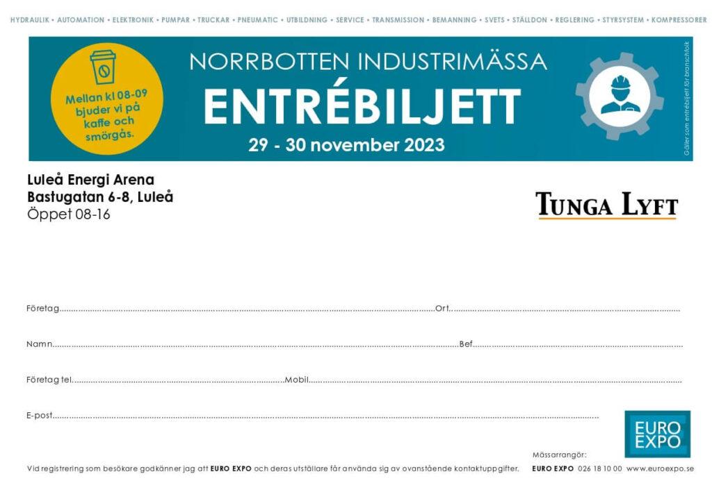 industrial exhibition in luleå 2023